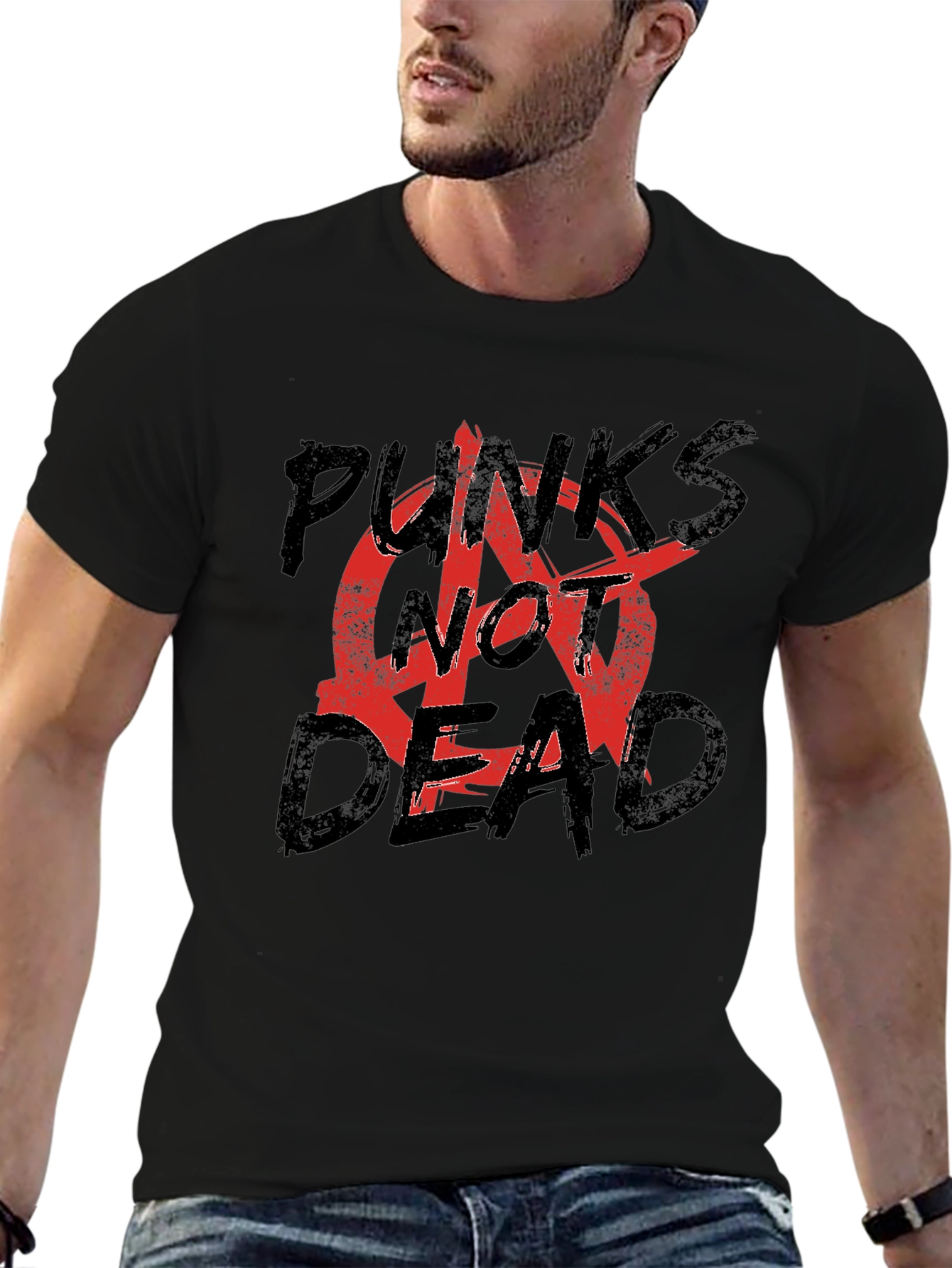 Punks Not Dead Graphic T-Shirt
