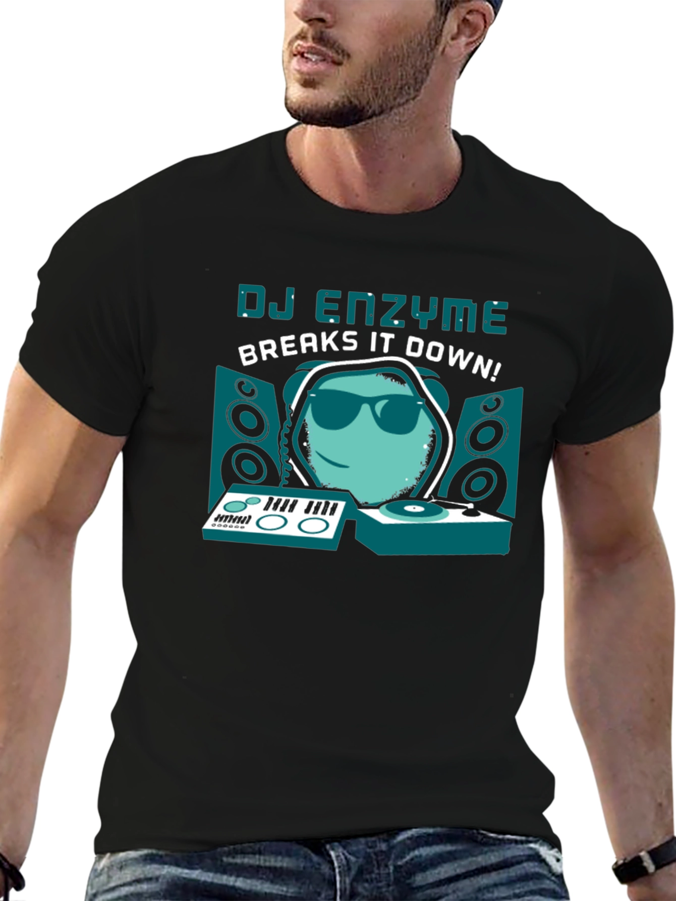 DJ Enzyme Breaks It Down! Graphic T-Shirt