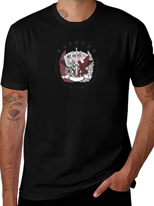 Hapstar Emblem Black T-Shirt