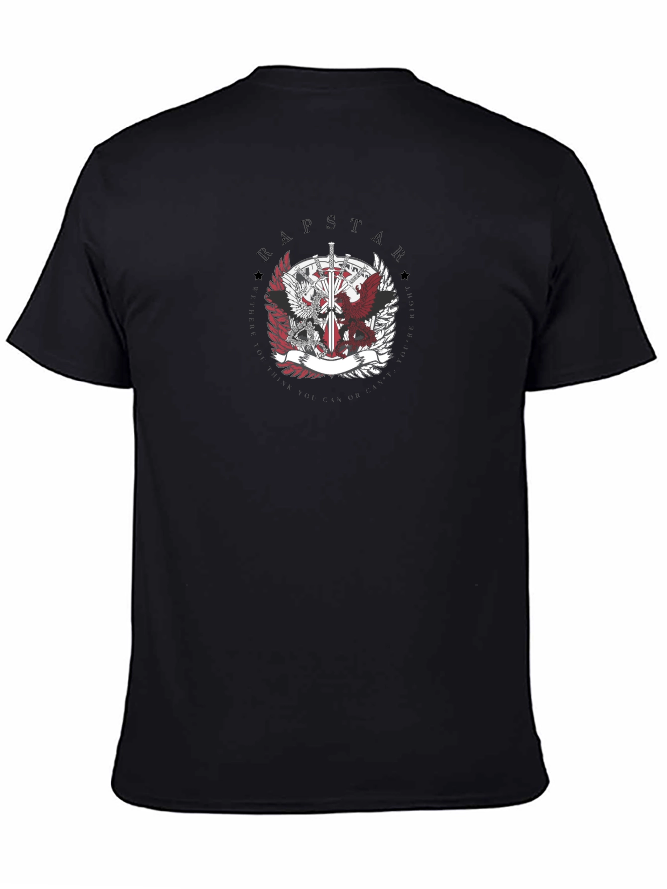 Hapstar Emblem Black T-Shirt