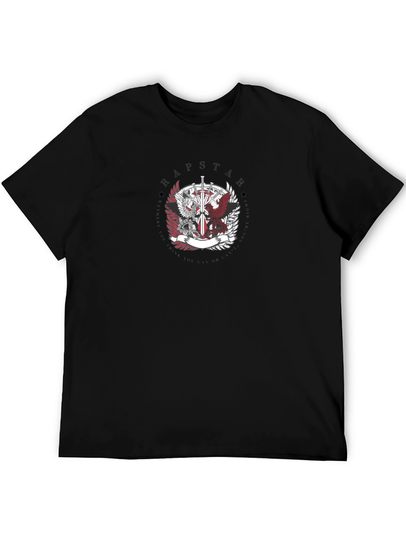 Hapstar Emblem Black T-Shirt
