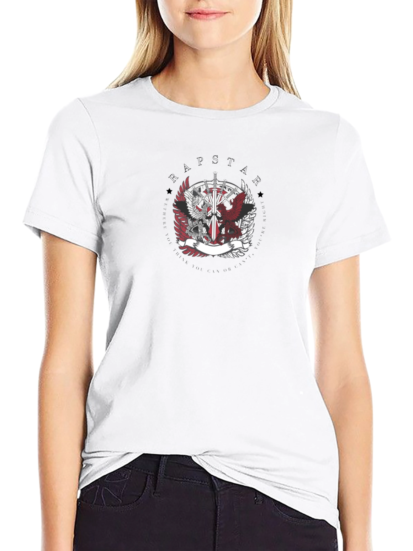 Hapstar Emblem Black T-Shirt