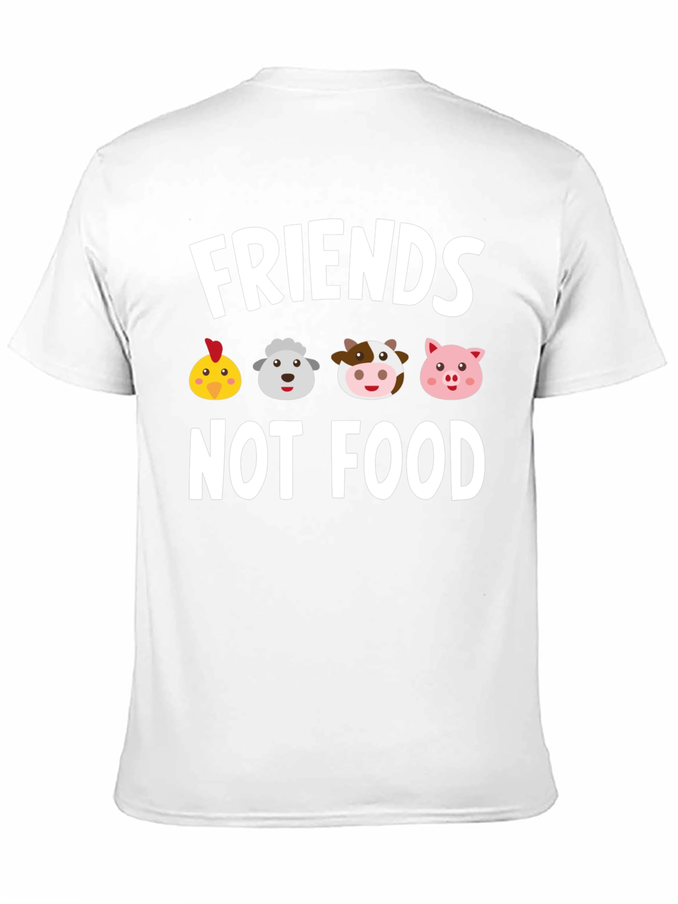Friends Not Food Vegan Graphic Tee - Unisex
