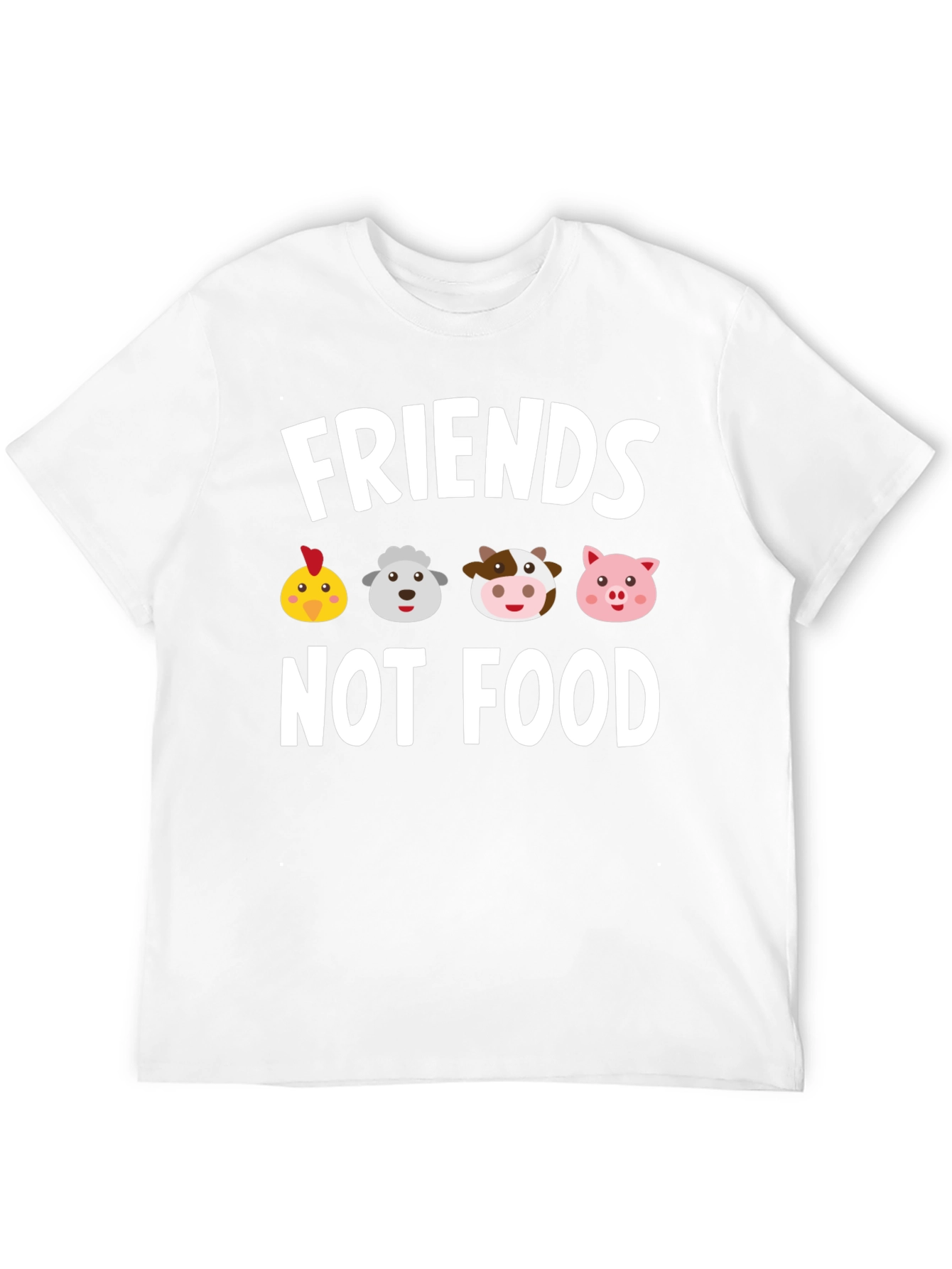 Friends Not Food Vegan Graphic Tee - Unisex