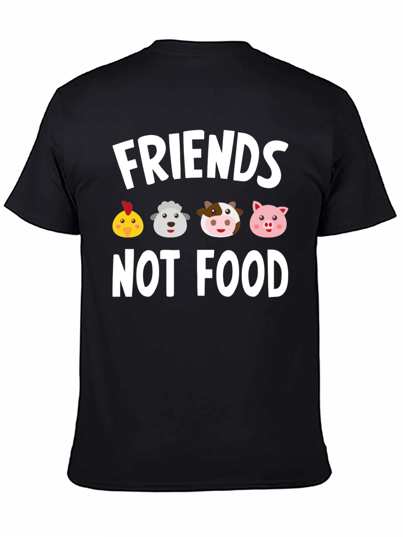 Friends Not Food Vegan Graphic Tee - Unisex
