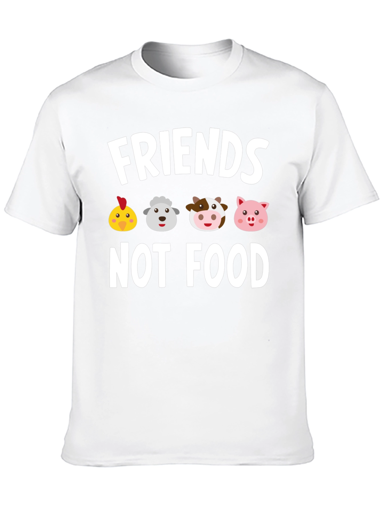 Friends Not Food Vegan Graphic Tee - Unisex