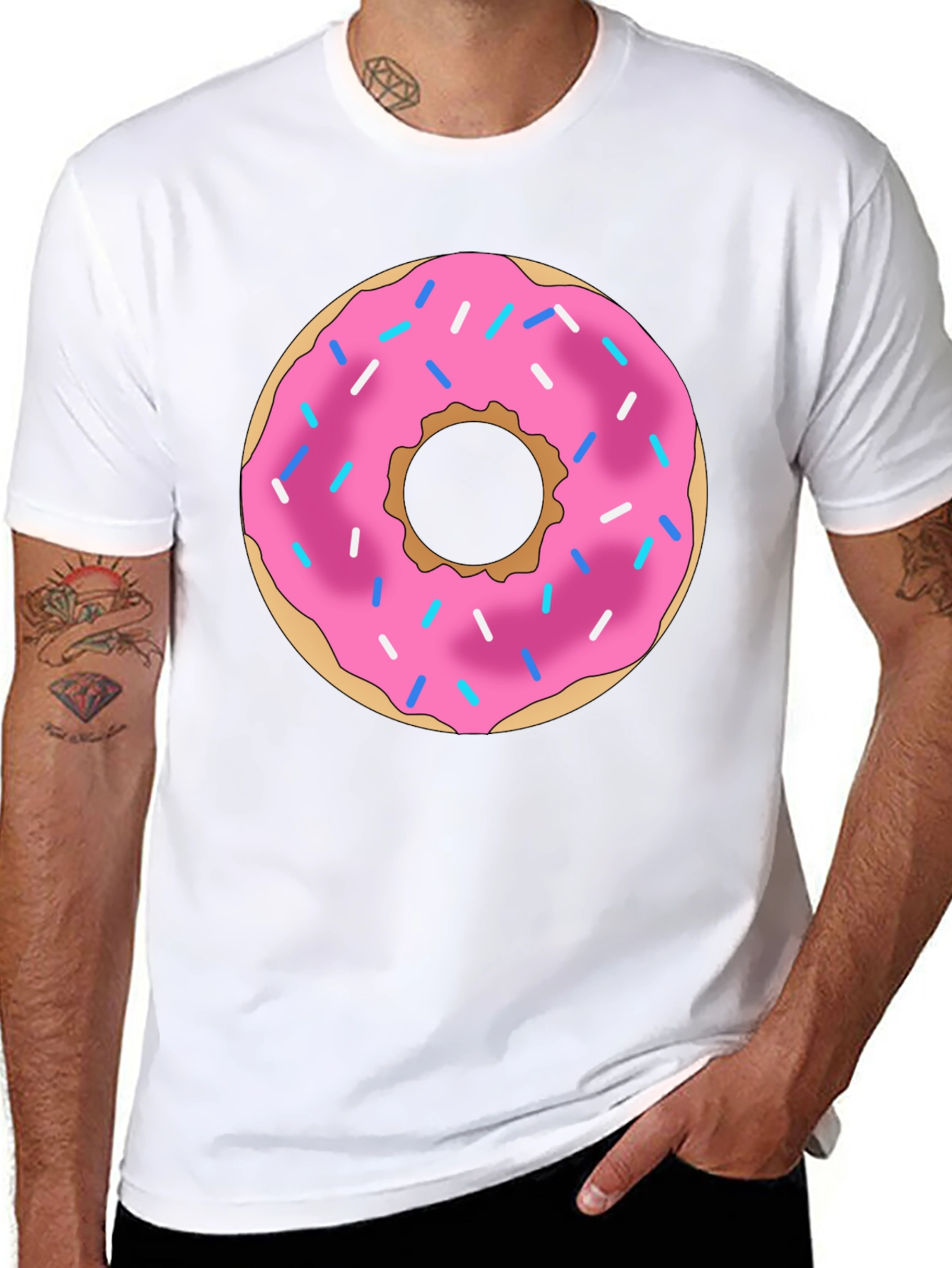 Donut Graphic Tee - Sweet Treat Style!