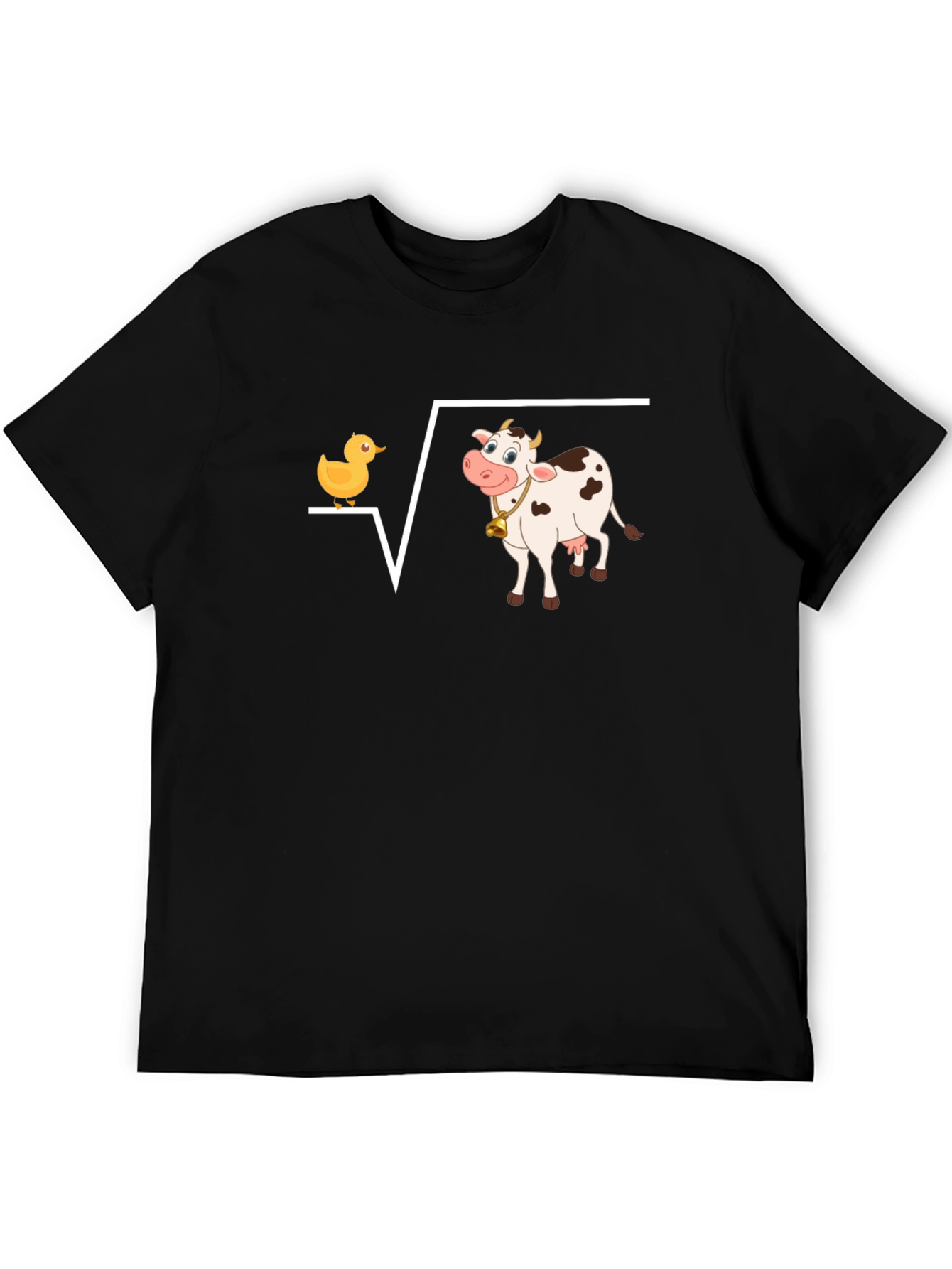 Duck and Cow Square Root T-Shirt