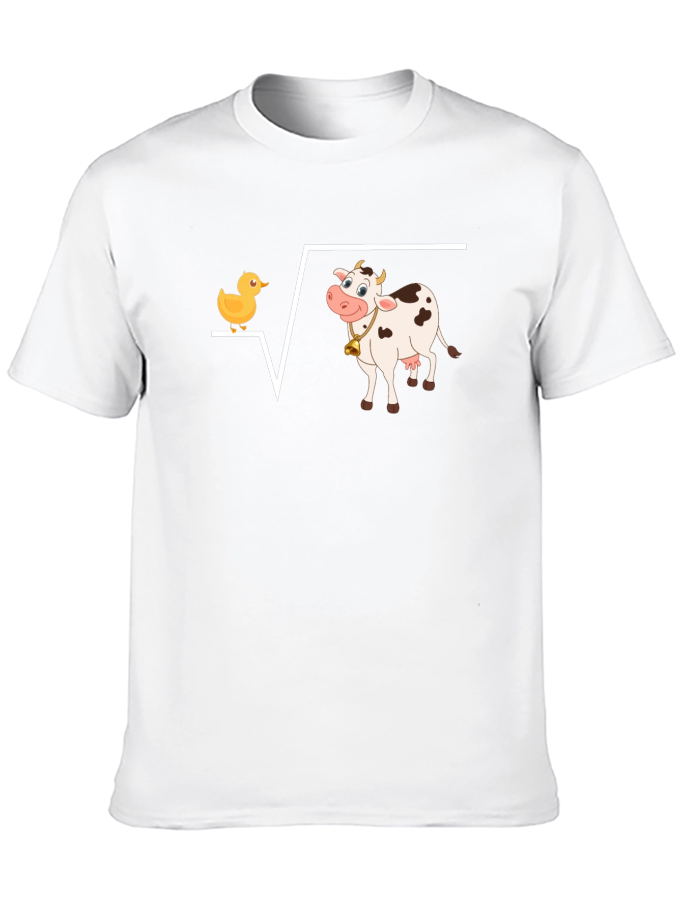 Duck and Cow Square Root T-Shirt