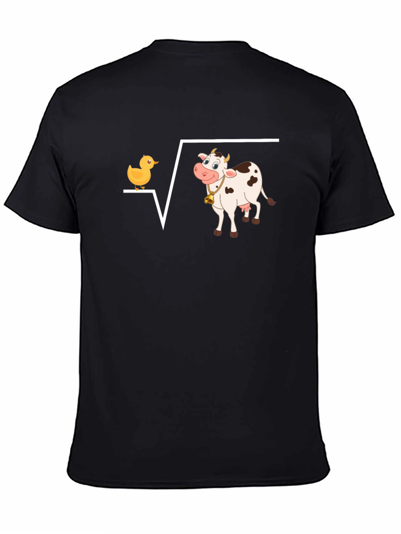 Duck and Cow Square Root T-Shirt