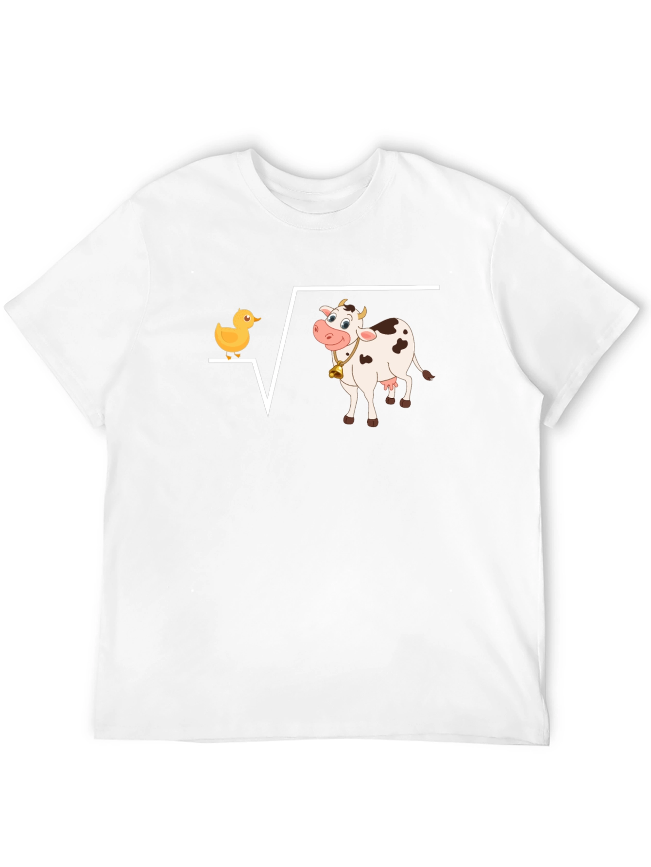 Duck and Cow Square Root T-Shirt