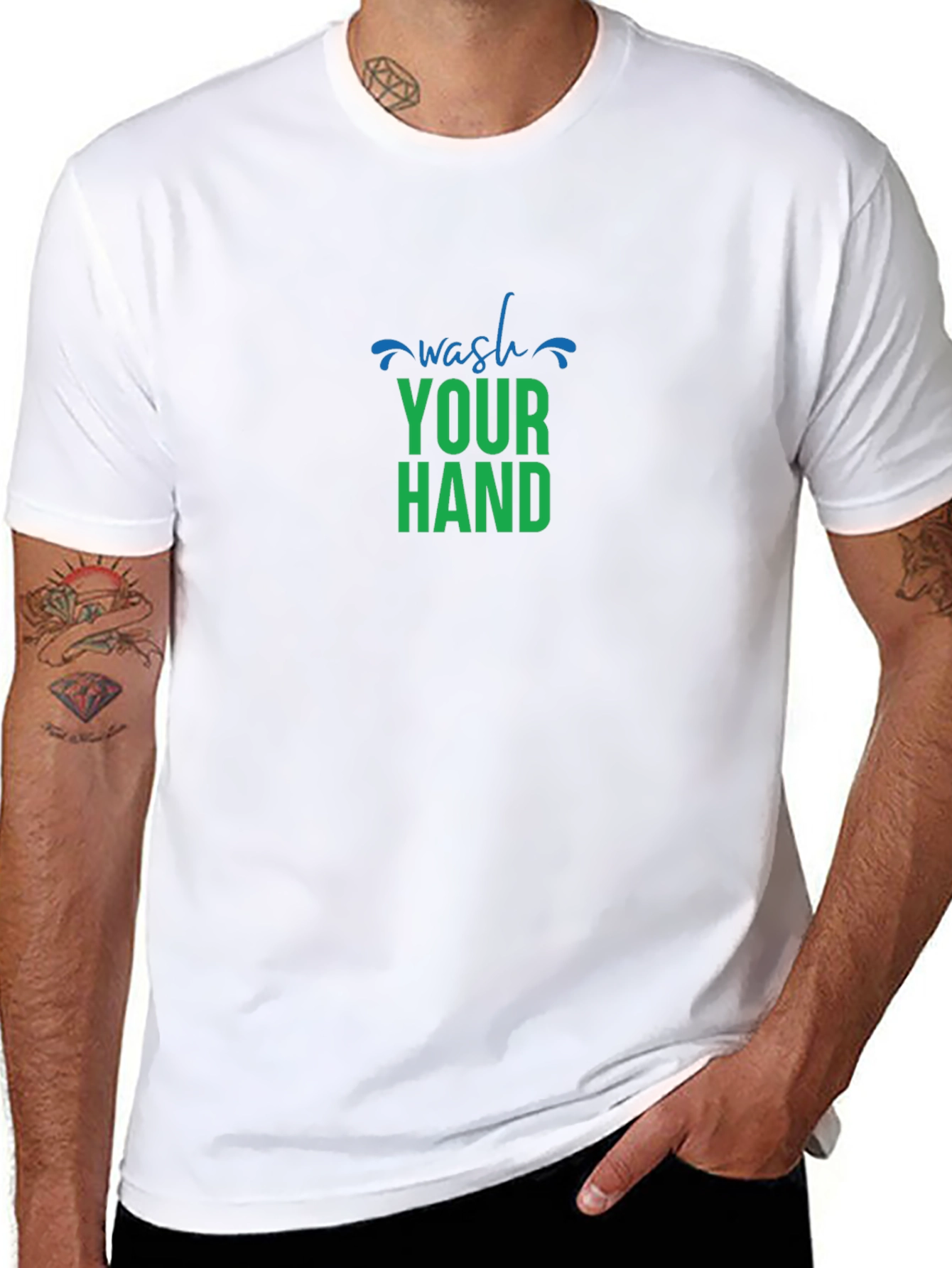 Wash Your Hand T-Shirt - Stylish & Essential
