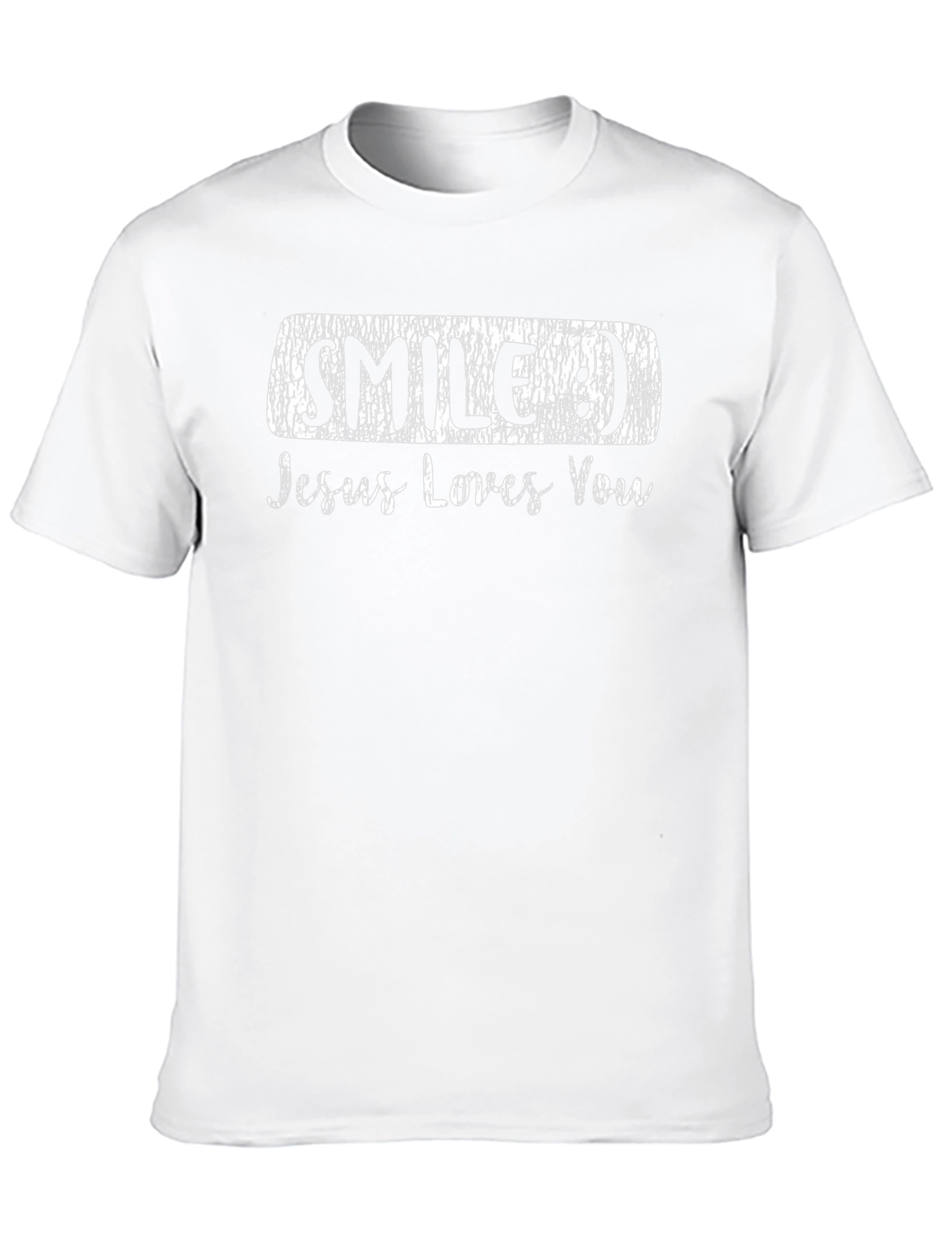 Smile Jesus Loves You T-Shirt Christian Apparel