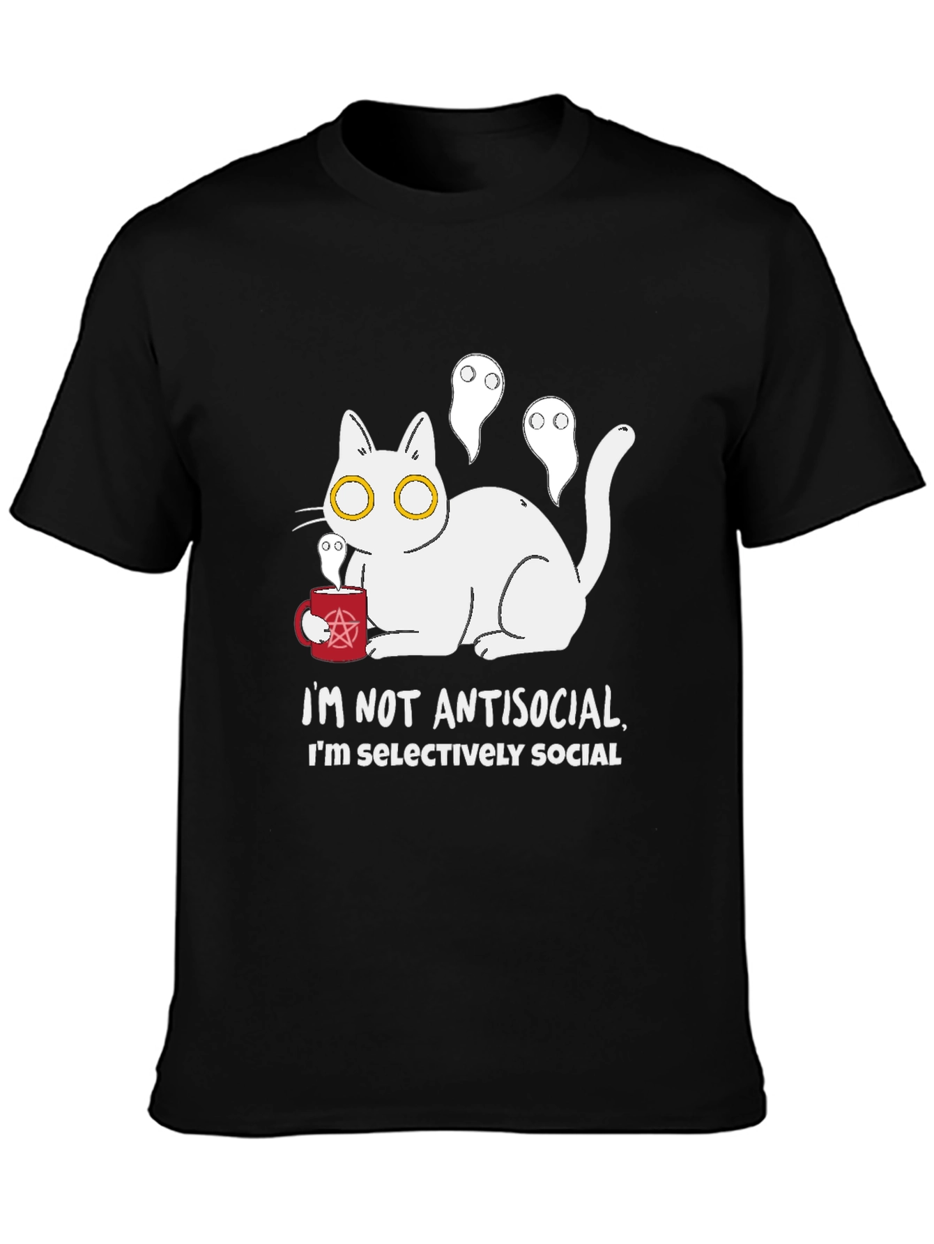 Antisocial Cat T-Shirt