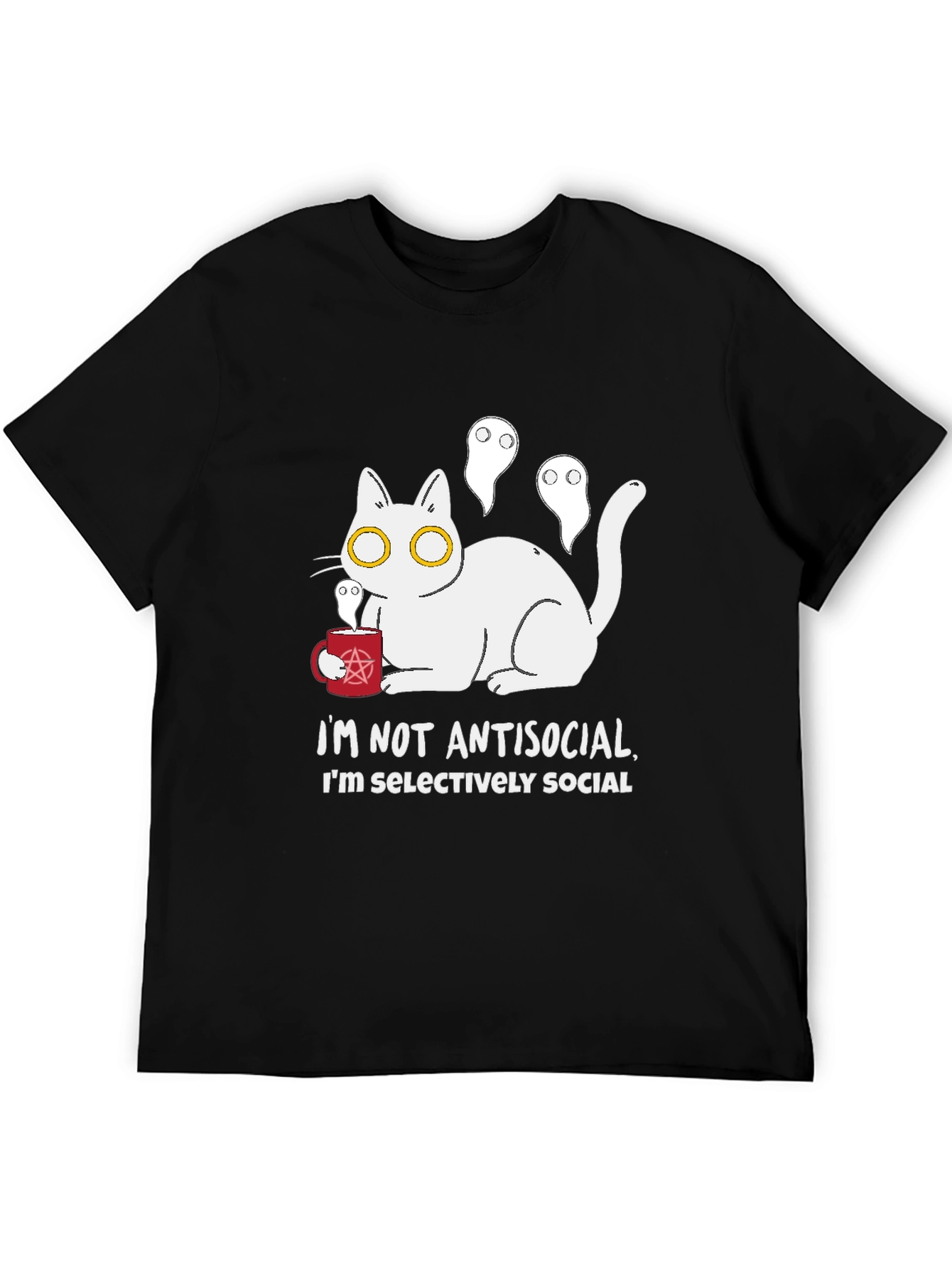 Antisocial Cat T-Shirt