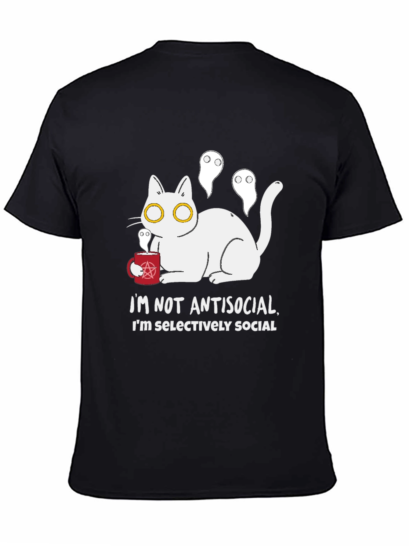 Antisocial Cat T-Shirt