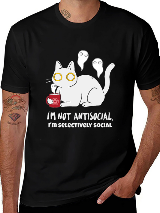 Antisocial Cat T-Shirt