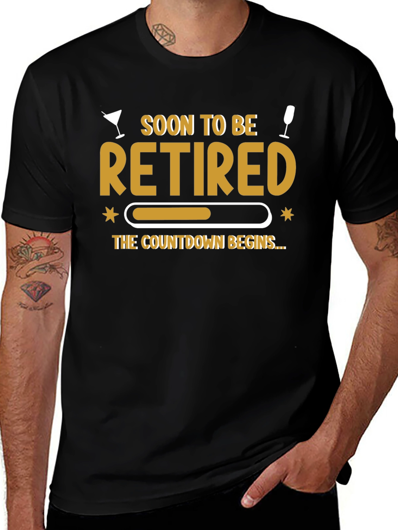 Soon to Be Retired Countdown T-Shirt