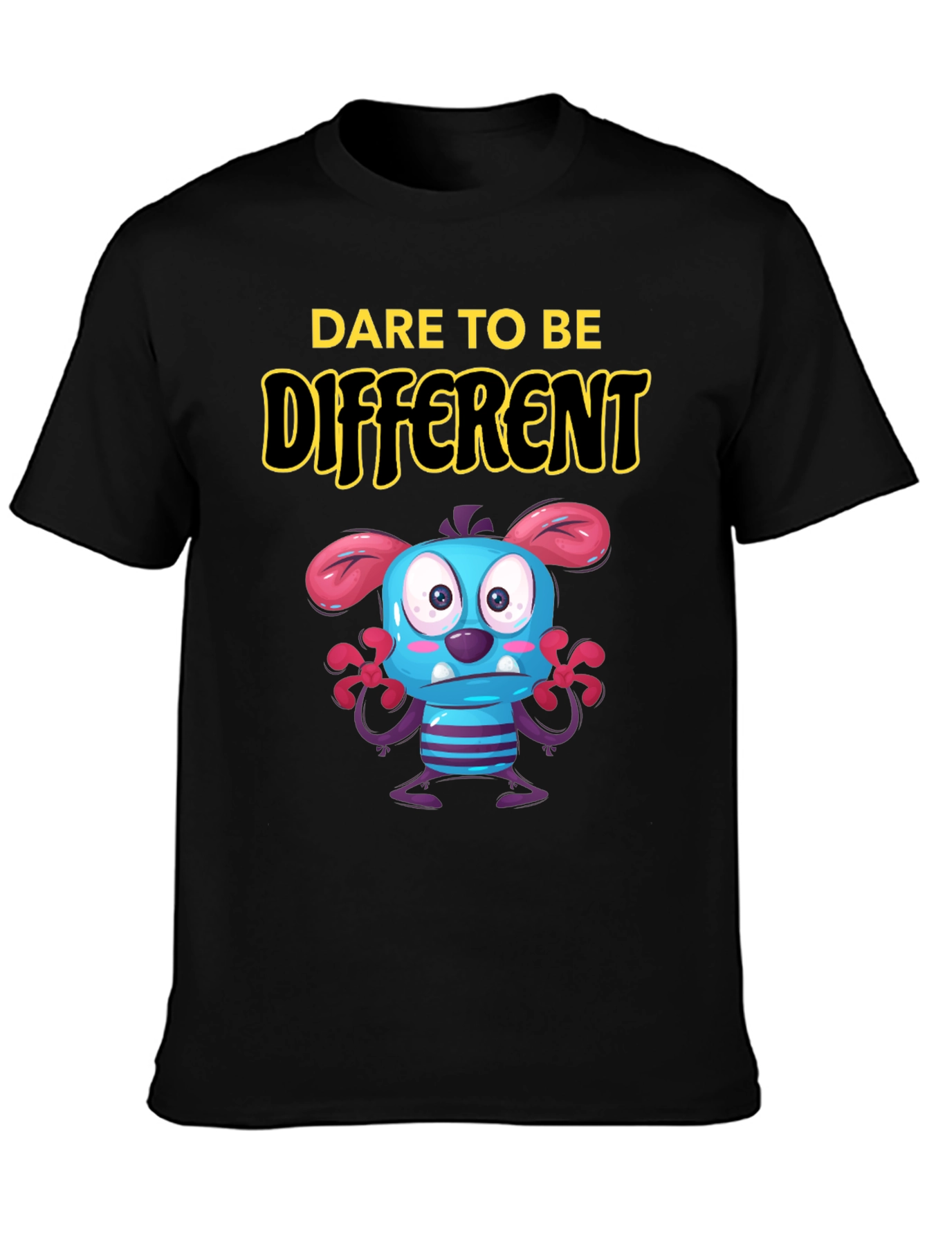 Dare To Be Different Monster Graphic T-Shirt