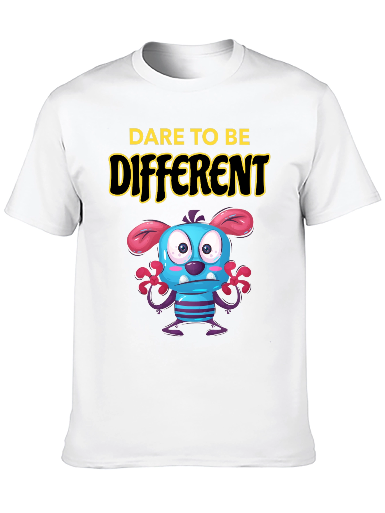 Dare To Be Different Monster Graphic T-Shirt