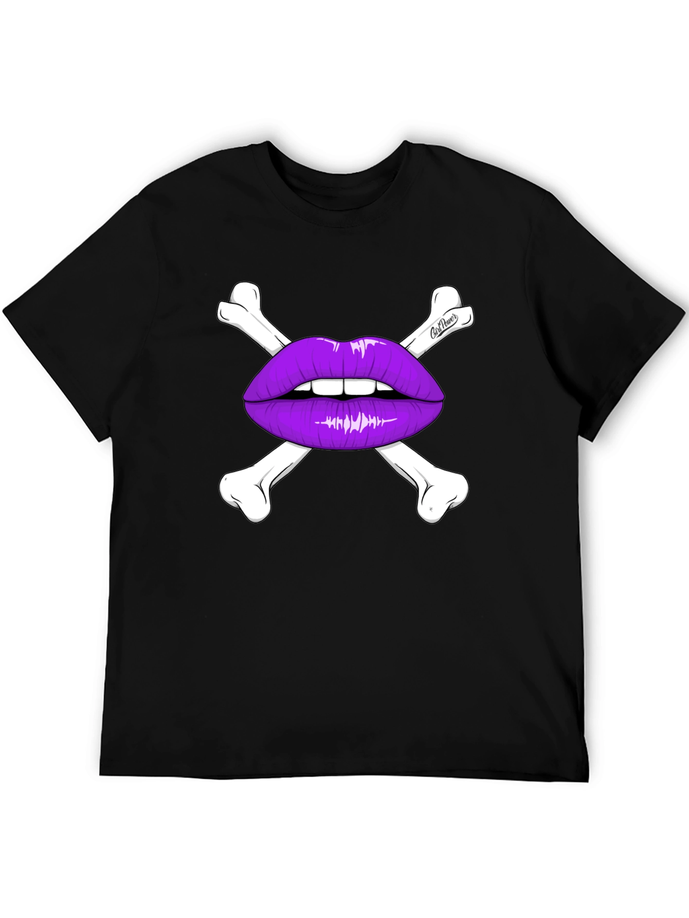 Skull Lips T-Shirt - Edgy Graphic Tee