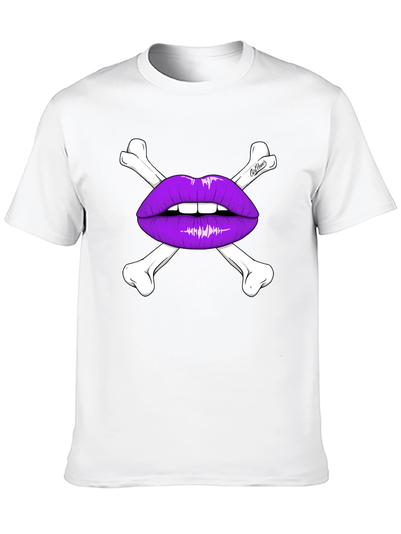 Skull Lips T-Shirt - Edgy Graphic Tee