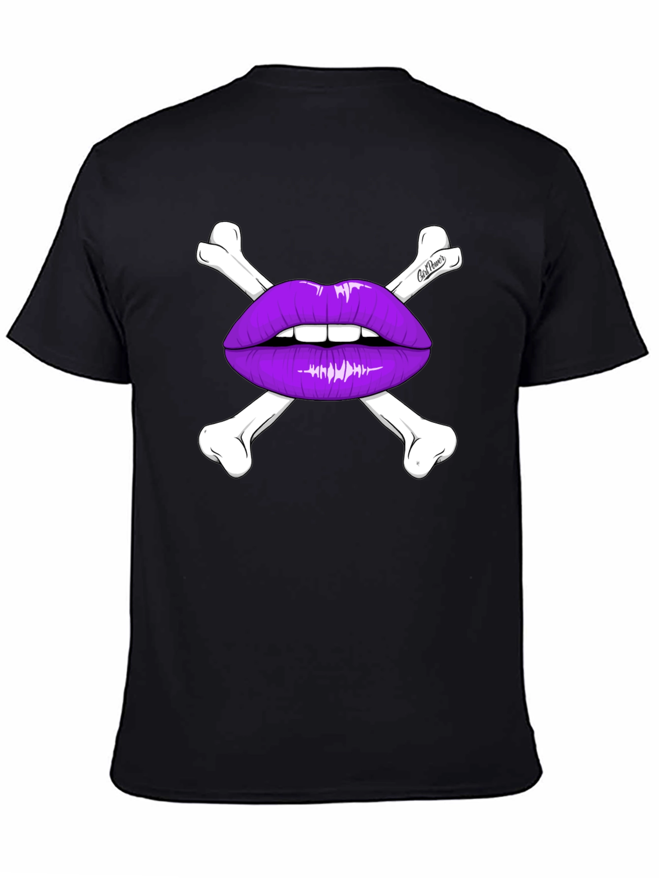 Skull Lips T-Shirt - Edgy Graphic Tee