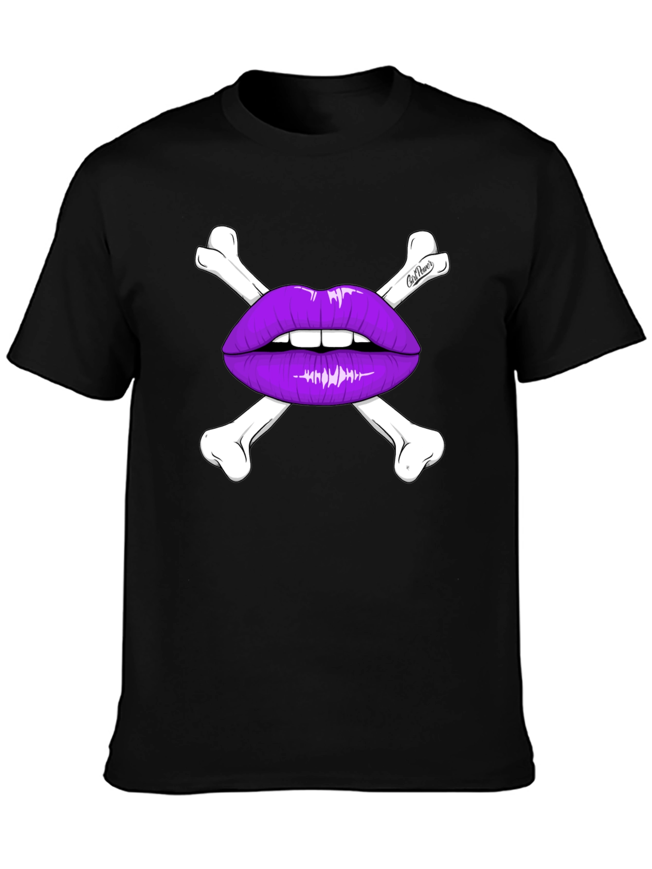 Skull Lips T-Shirt - Edgy Graphic Tee