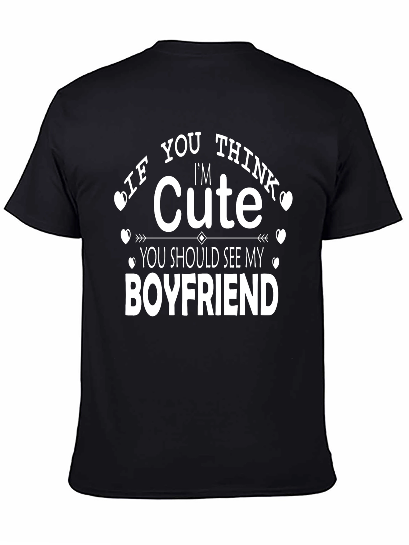 Cute Boyfriend Graphic T-Shirt
