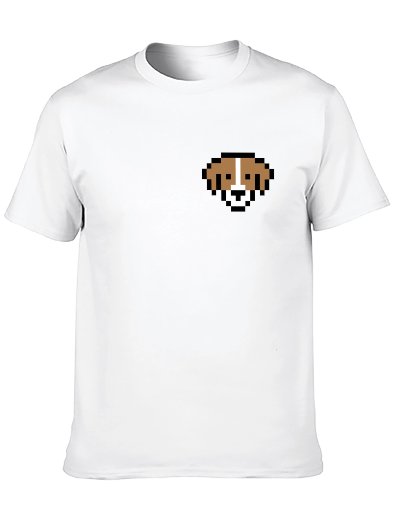 Pixel Dog T-Shirt - Cute Graphic Tee