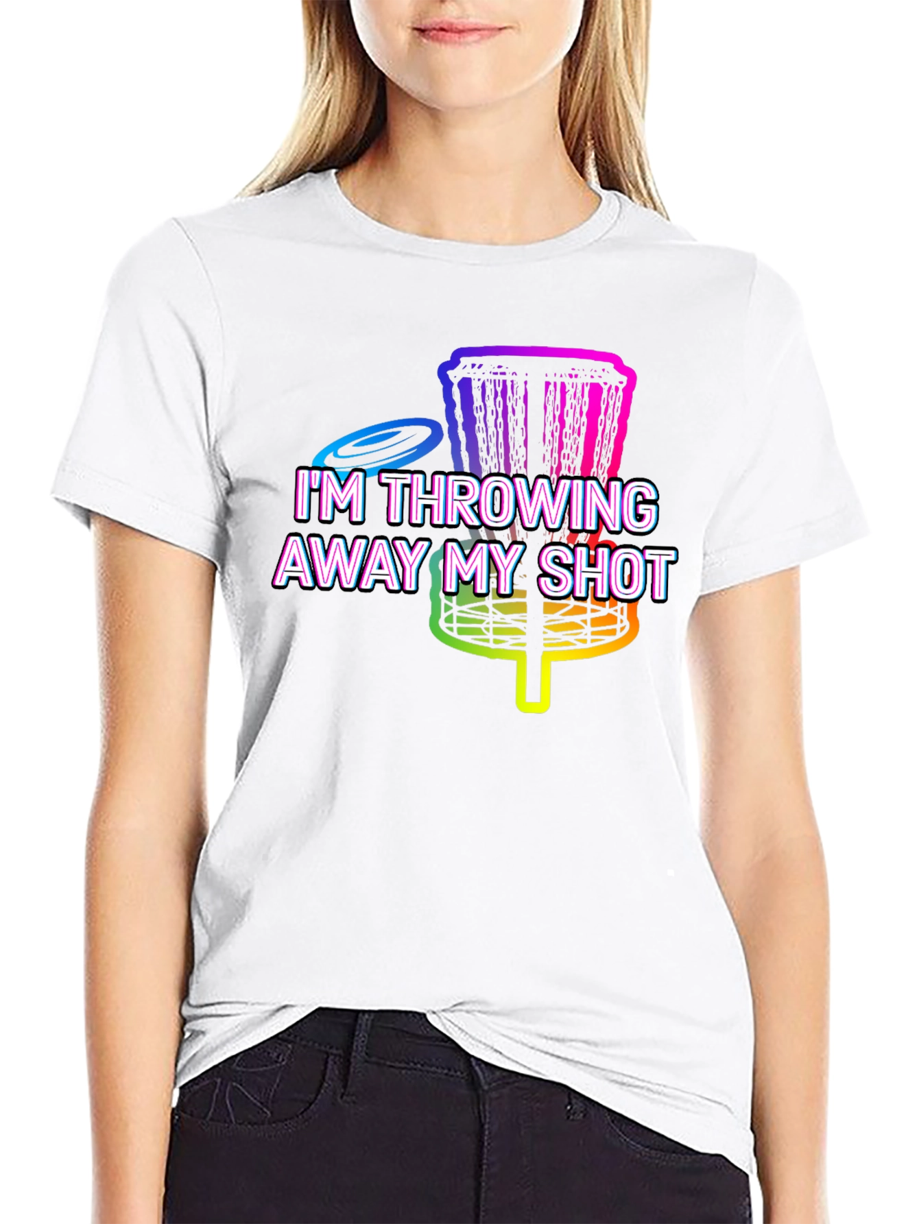 Im Throwing Away My Shot Disc Golf T-Shirt