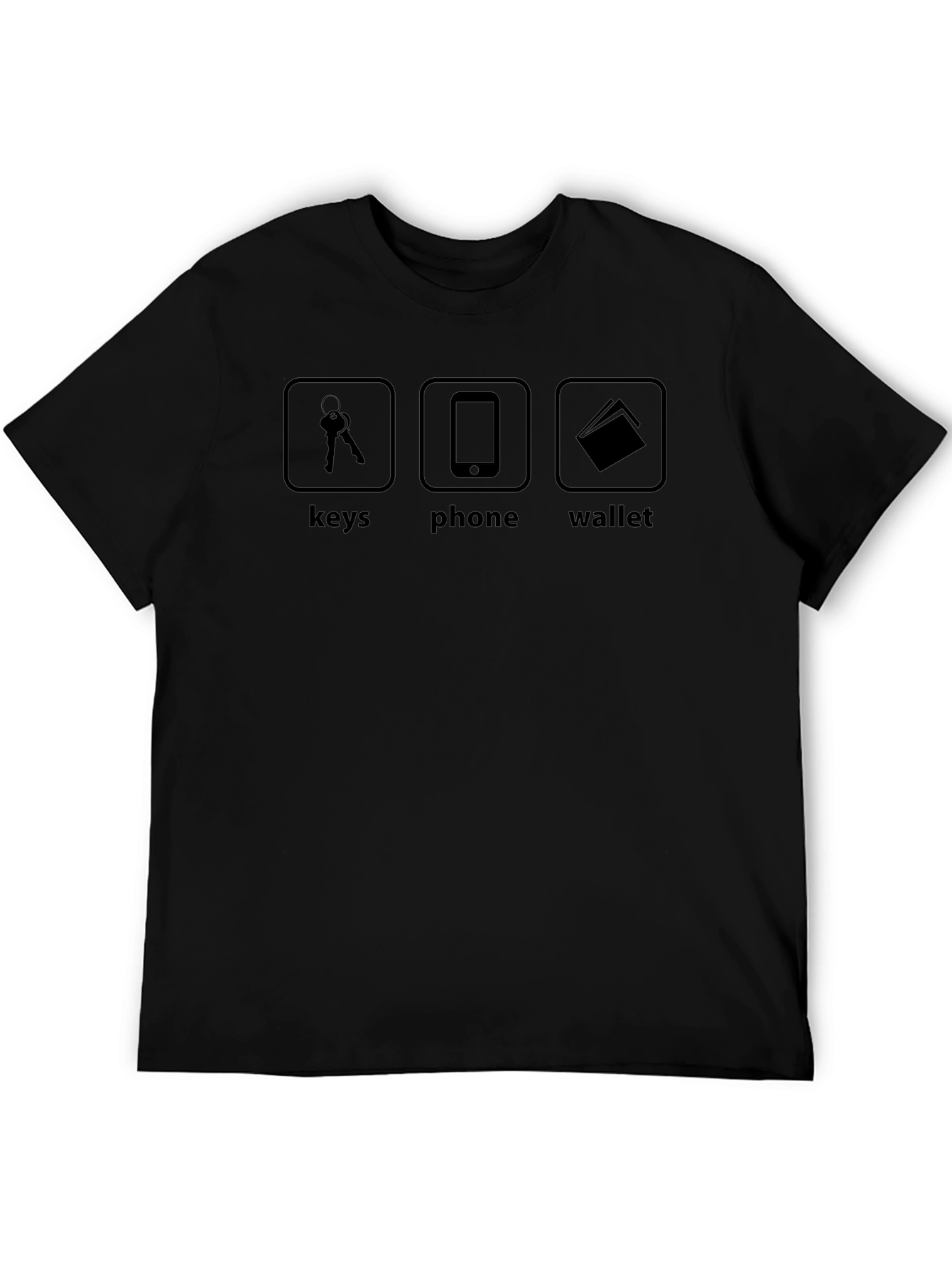 Keys Phone Wallet Graphic T-Shirt