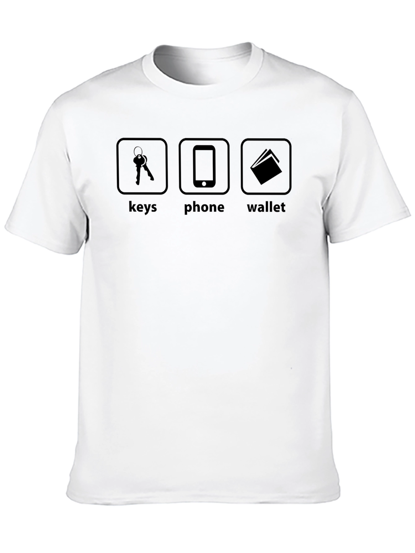 Keys Phone Wallet Graphic T-Shirt