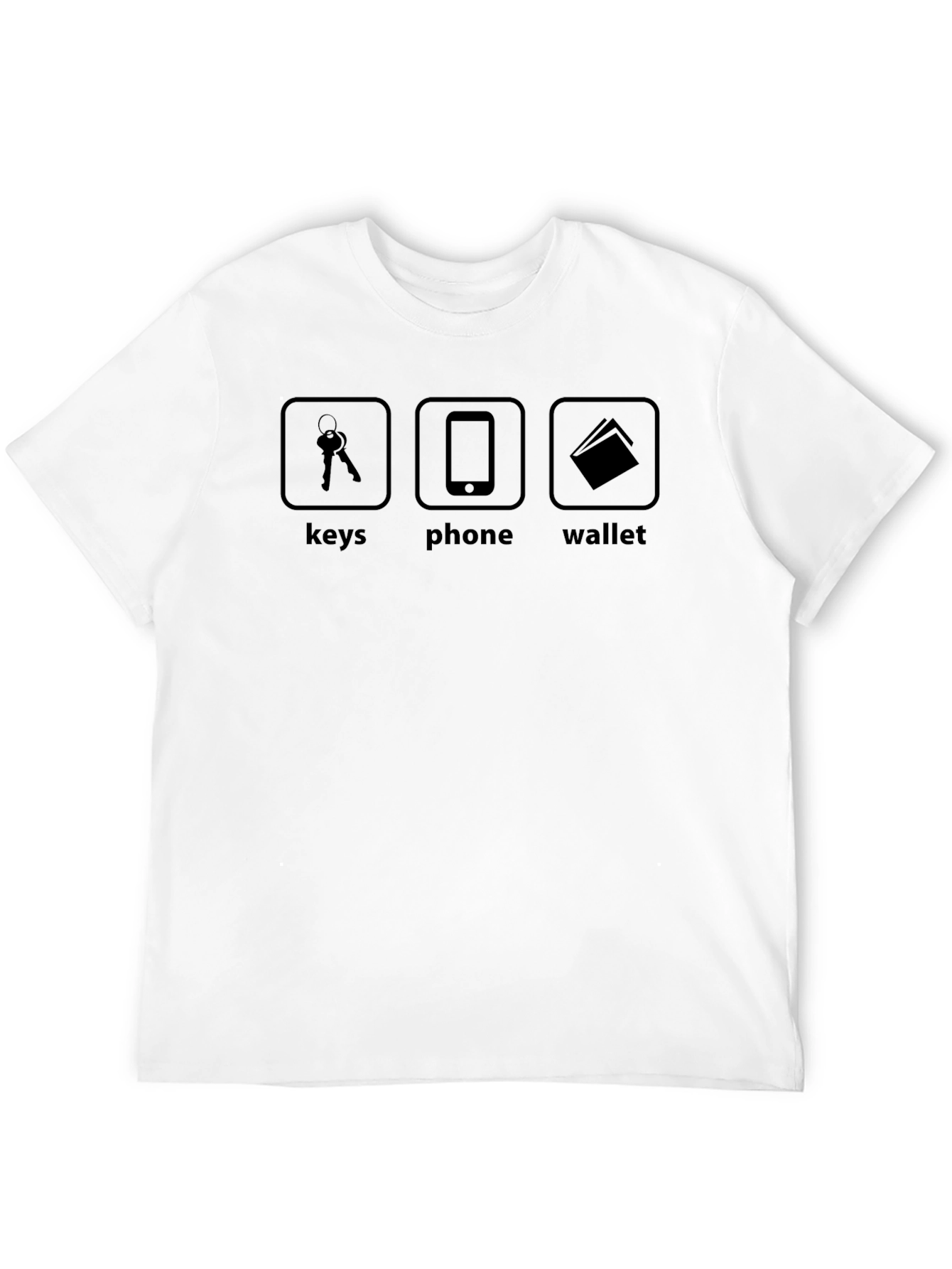 Keys Phone Wallet Graphic T-Shirt