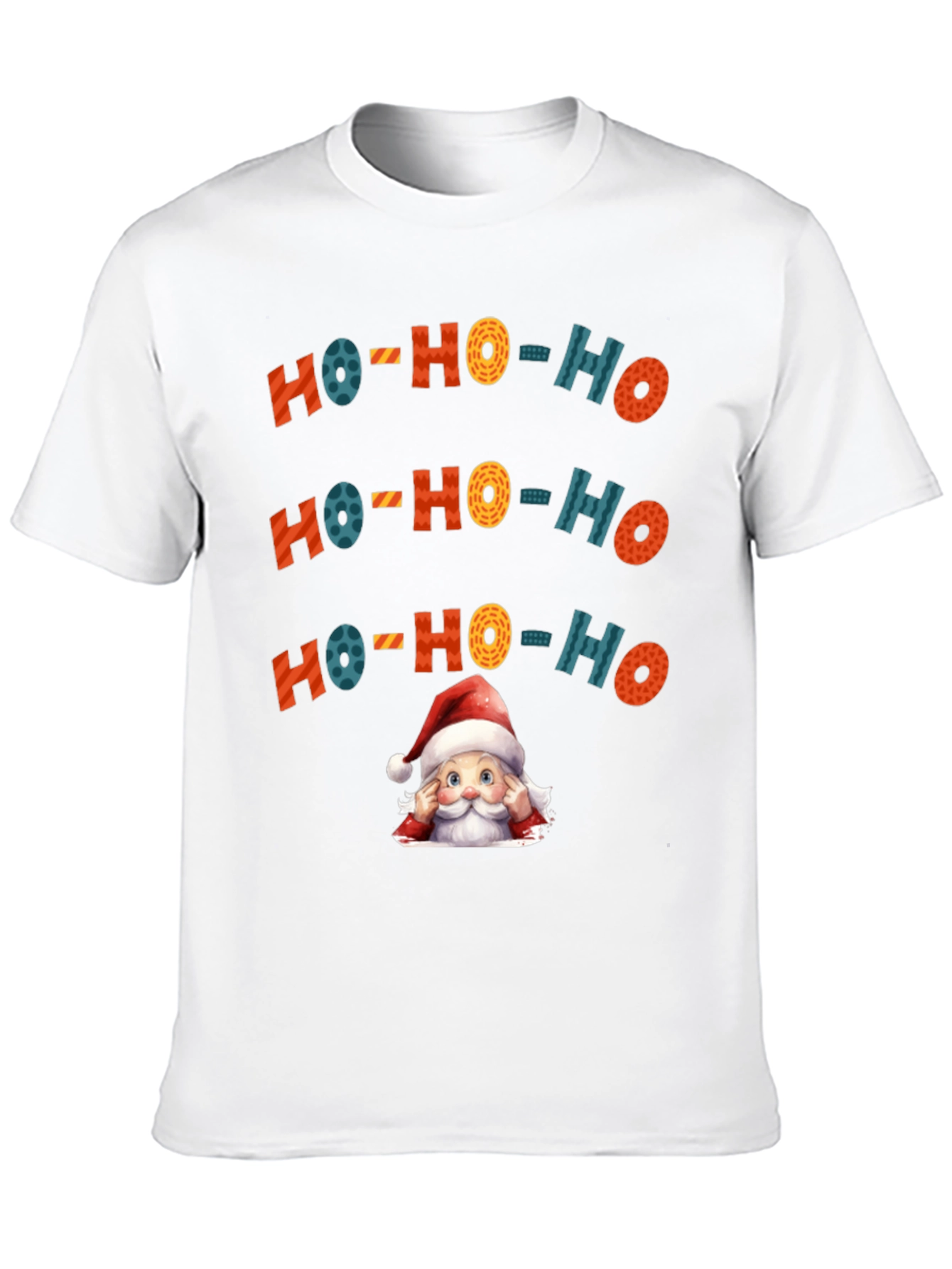 Festive HO-HO-HO Santa T-Shirt