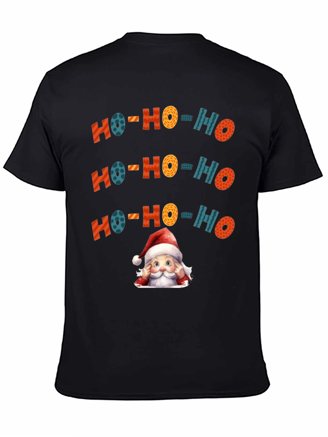 Festive HO-HO-HO Santa T-Shirt
