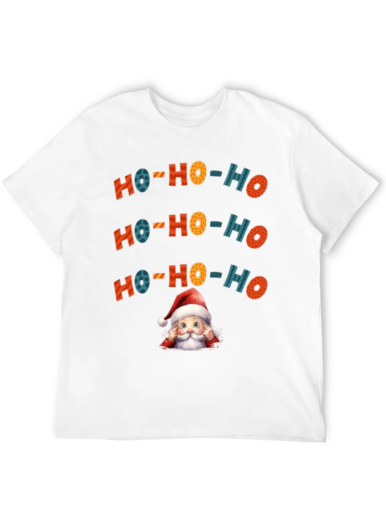 Festive HO-HO-HO Santa T-Shirt