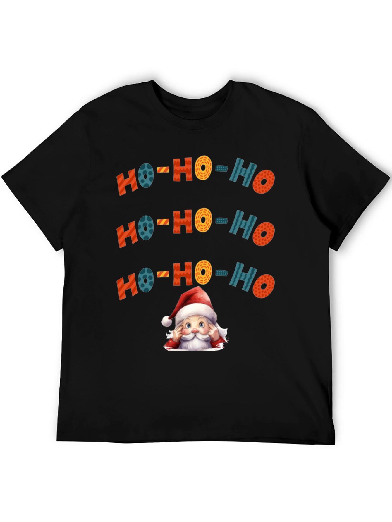 Festive HO-HO-HO Santa T-Shirt