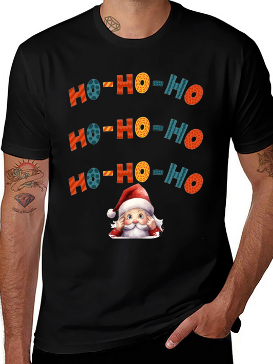 Festive HO-HO-HO Santa T-Shirt