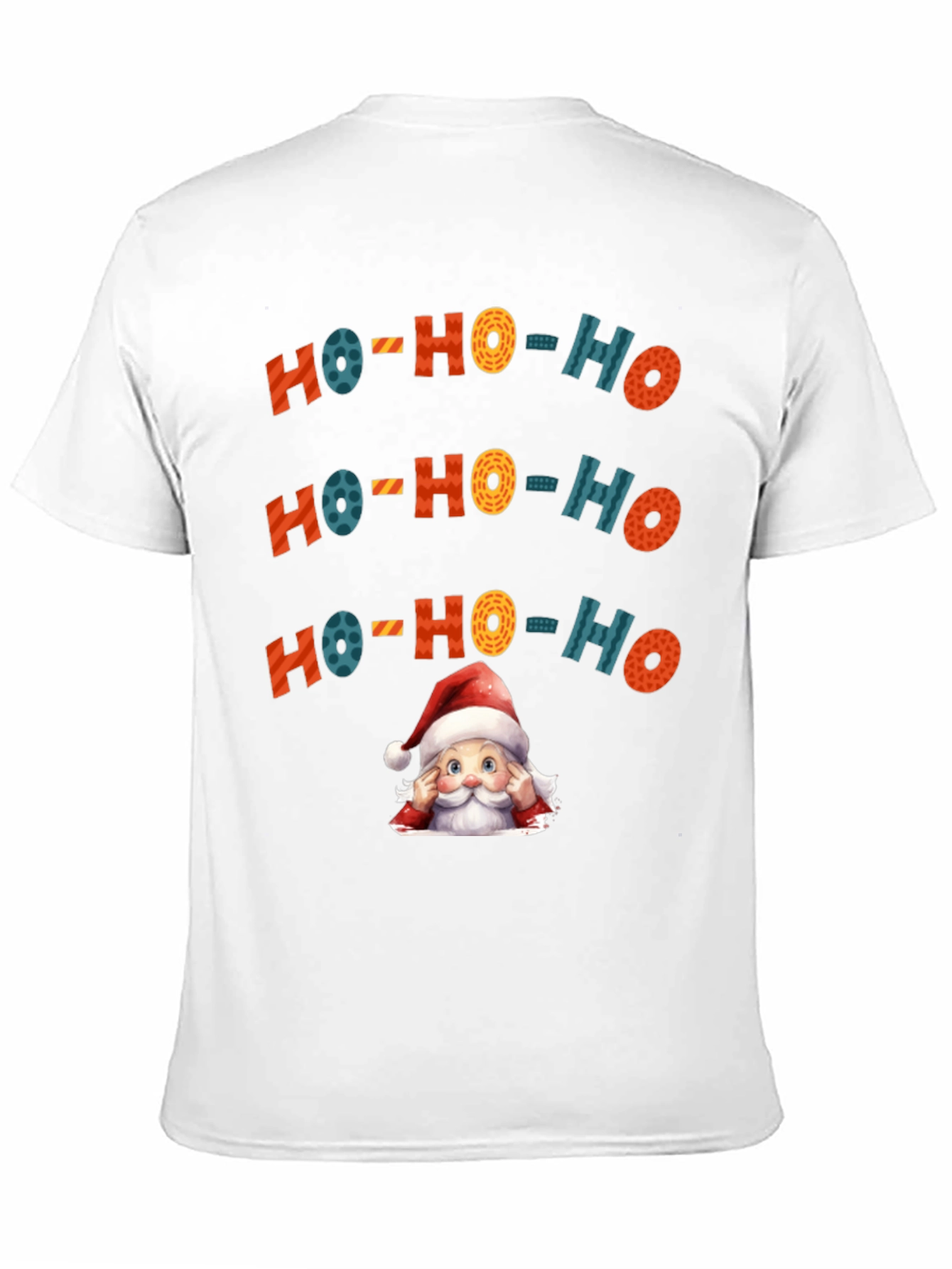 Festive HO-HO-HO Santa T-Shirt