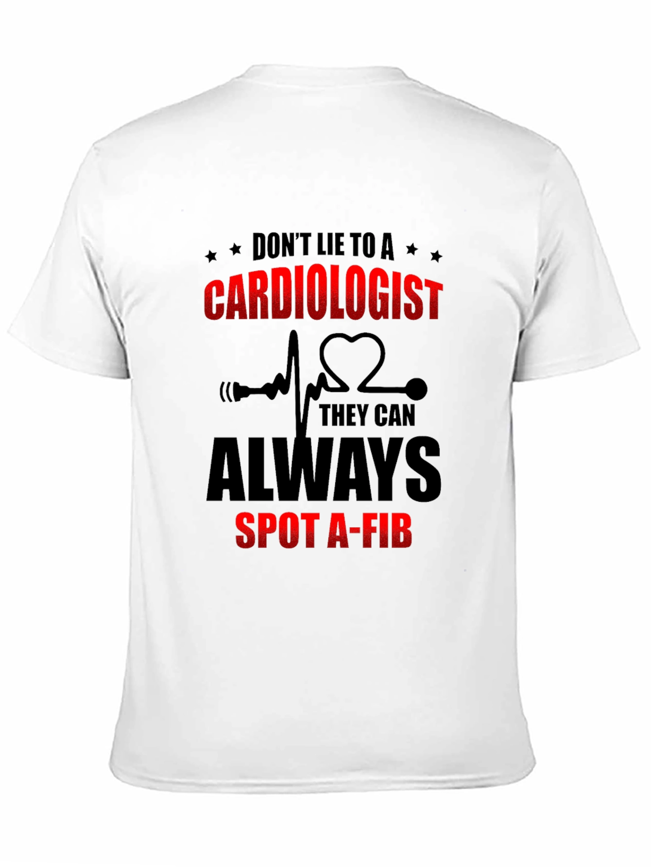 Cardiologist Spot A-Fib Graphic T-Shirt