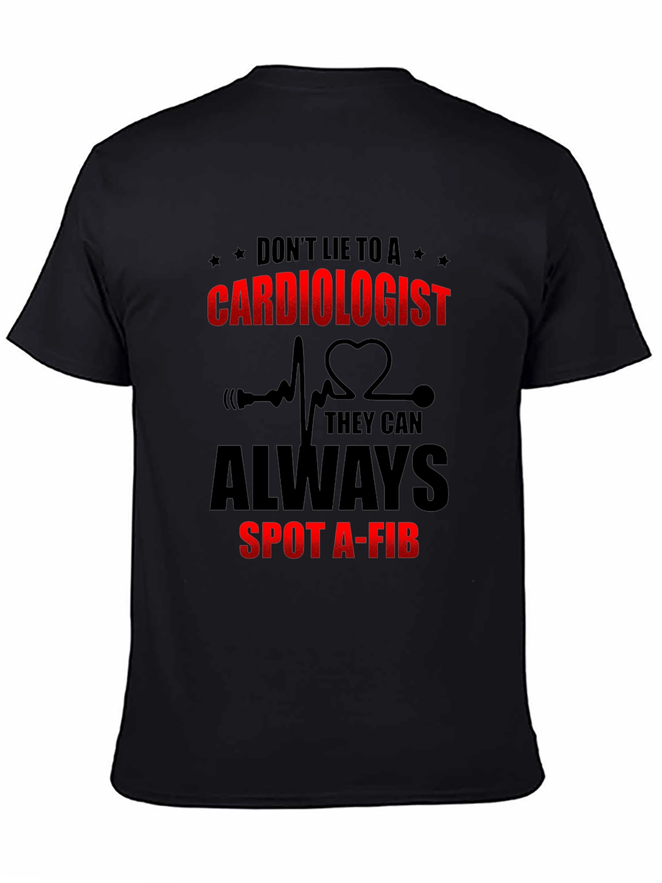 Cardiologist Spot A-Fib Graphic T-Shirt