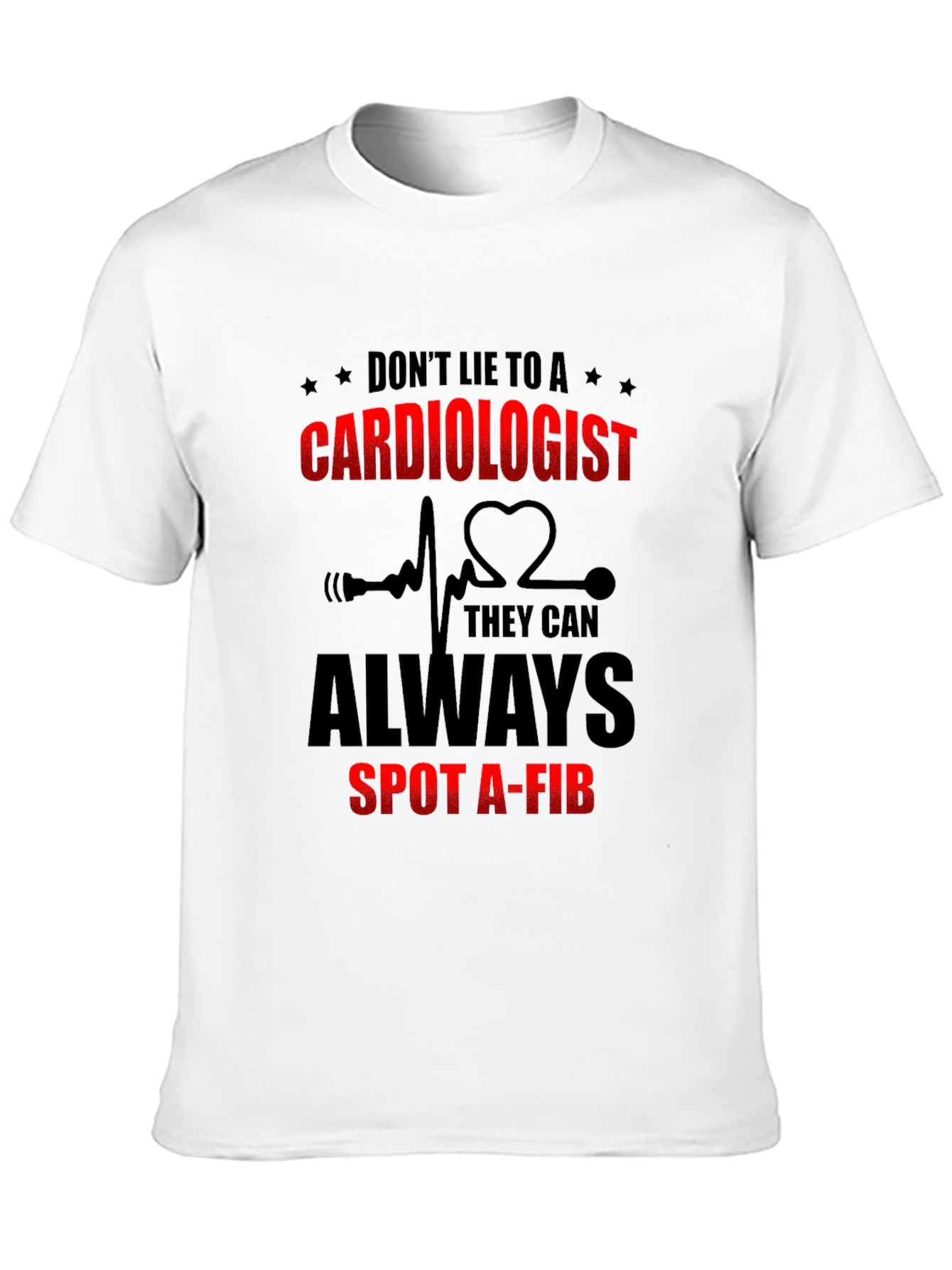 Cardiologist Spot A-Fib Graphic T-Shirt