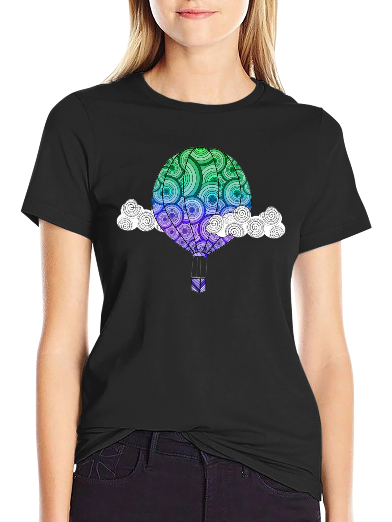 Hot Air Balloon Graphic Tee