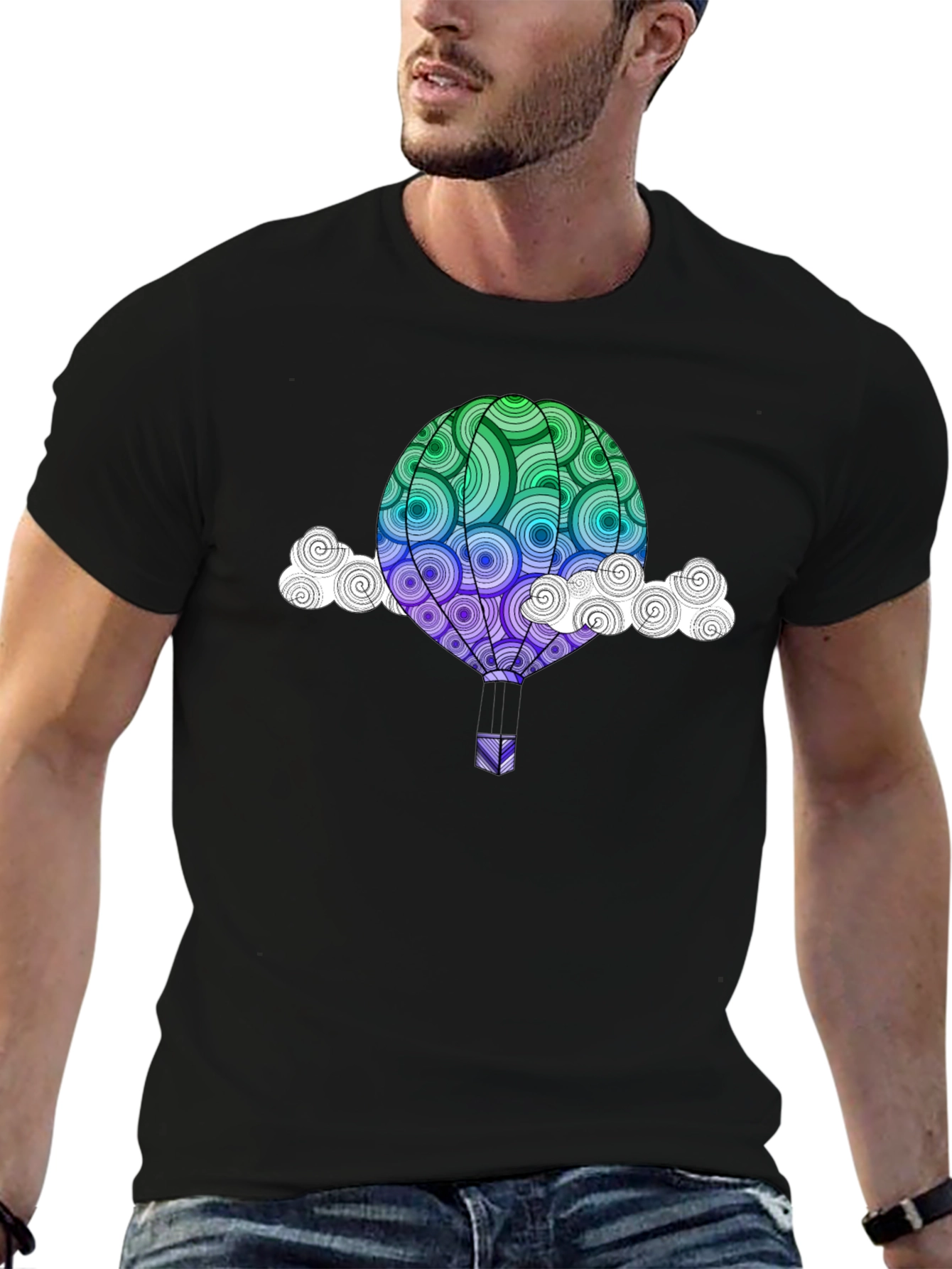 Hot Air Balloon Graphic Tee