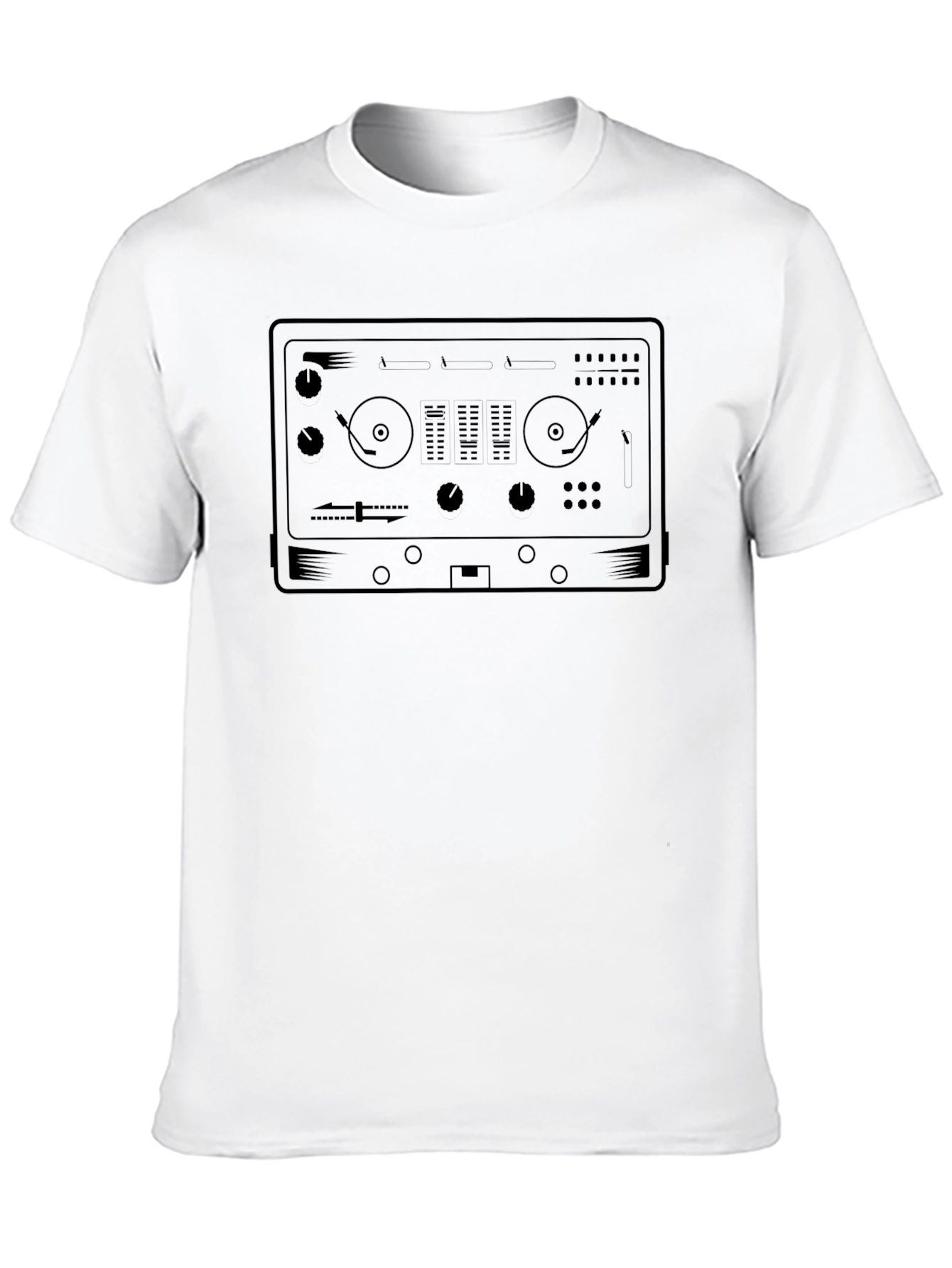DJ Mixer Graphic Tee - Black