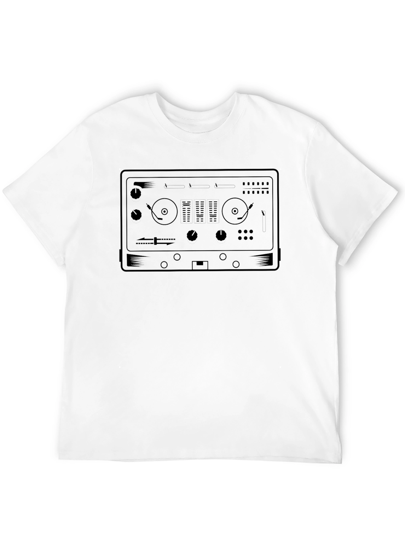 DJ Mixer Graphic Tee - Black