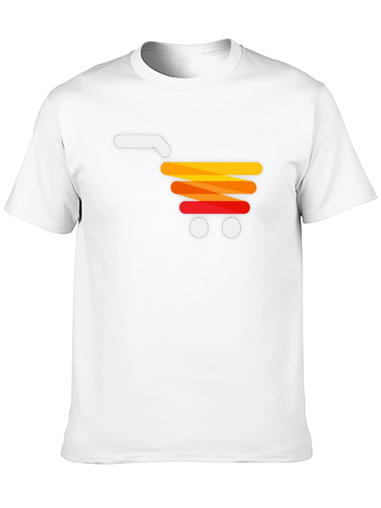 Modern Shopping Cart Graphic T-Shirt