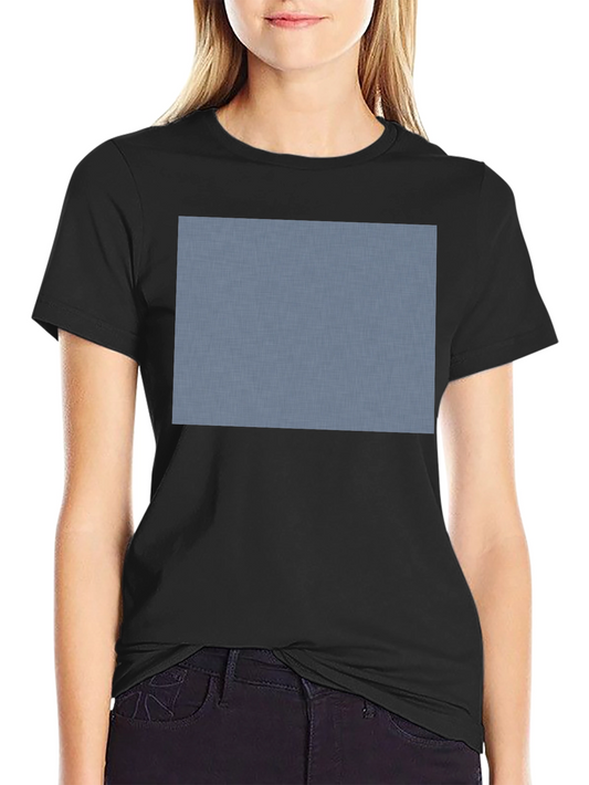 Classic Black Crew Neck T-Shirt with Custom Print Area