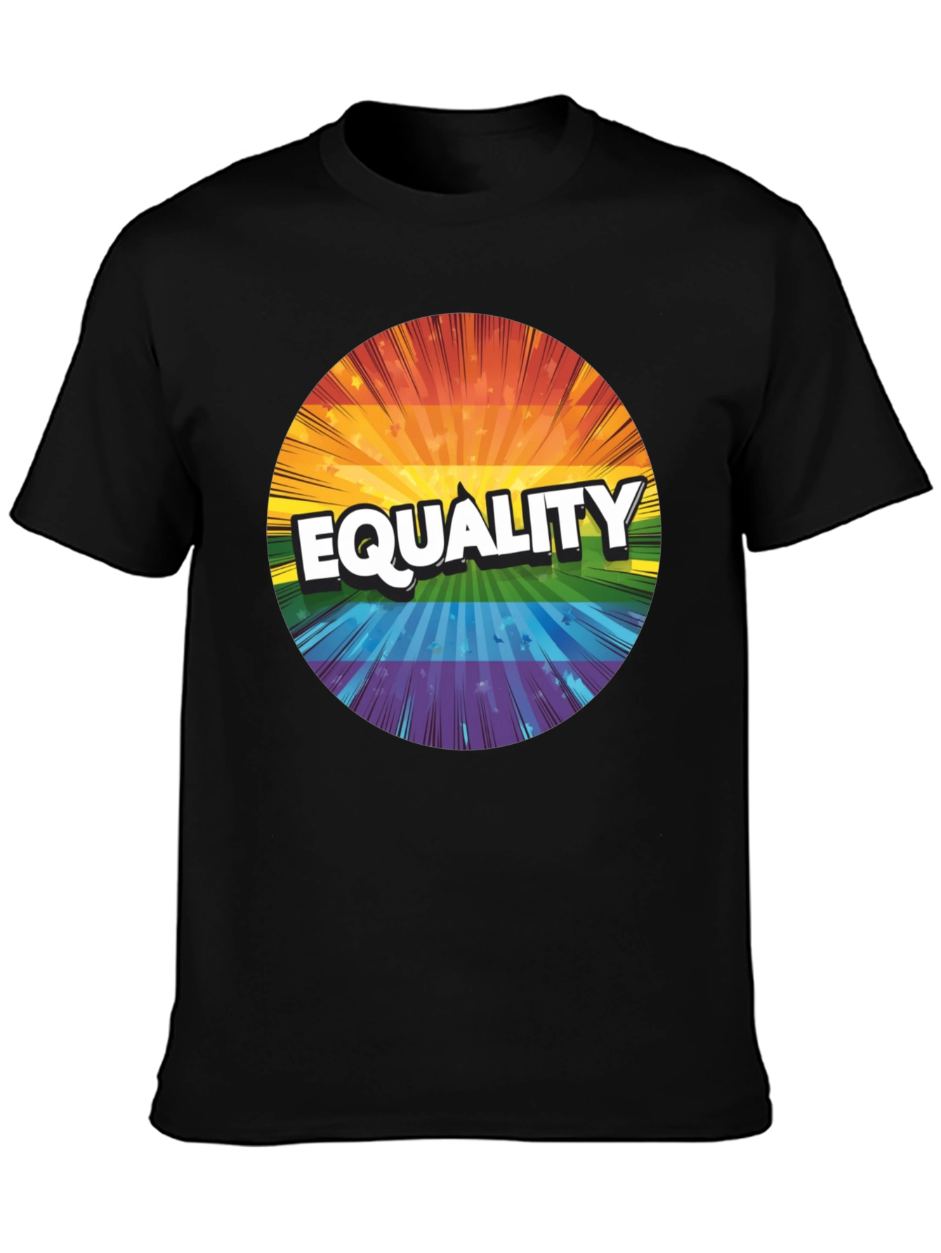 Equality Rainbow Graphic T-Shirt - Unisex